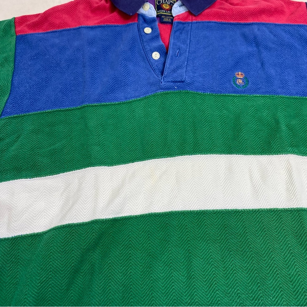 Chaps X Ralph Lauren Patchwork Colored Vintage Co… - image 4